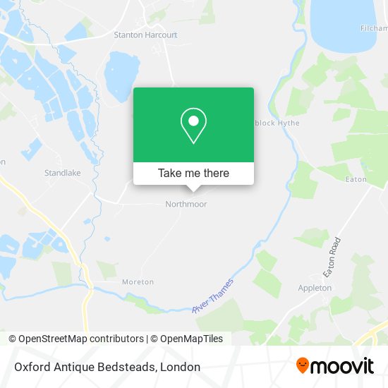 Oxford Antique Bedsteads map