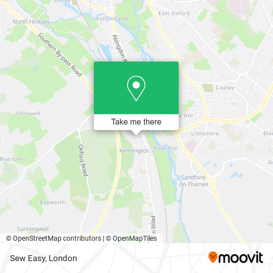 Sew Easy map