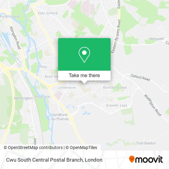 Cwu South Central Postal Branch map
