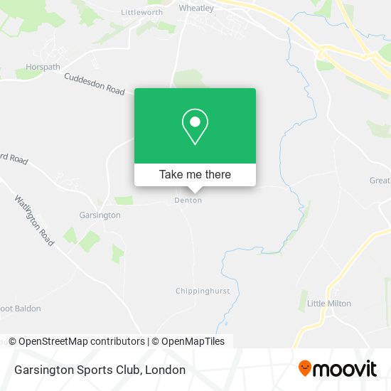 Garsington Sports Club map