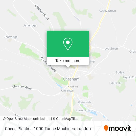Chess Plastics 1000 Tonne Machines map