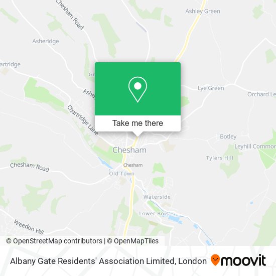 Albany Gate Residents' Association Limited map