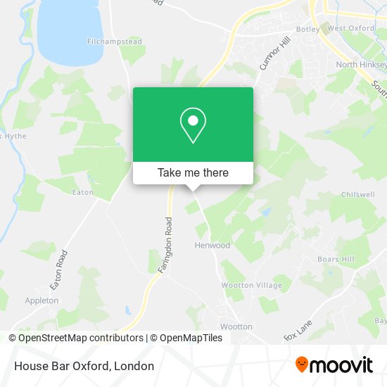 House Bar Oxford map