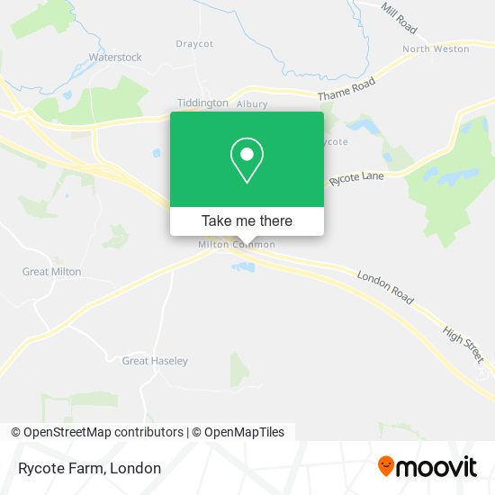 Rycote Farm map