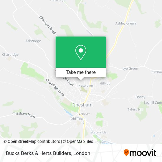 Bucks Berks & Herts Builders map