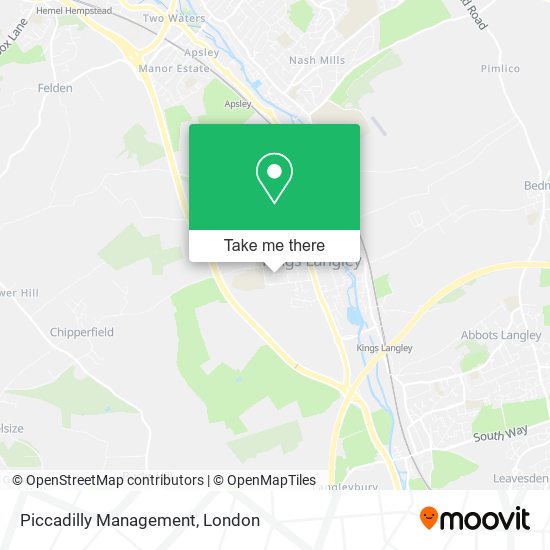 Piccadilly Management map