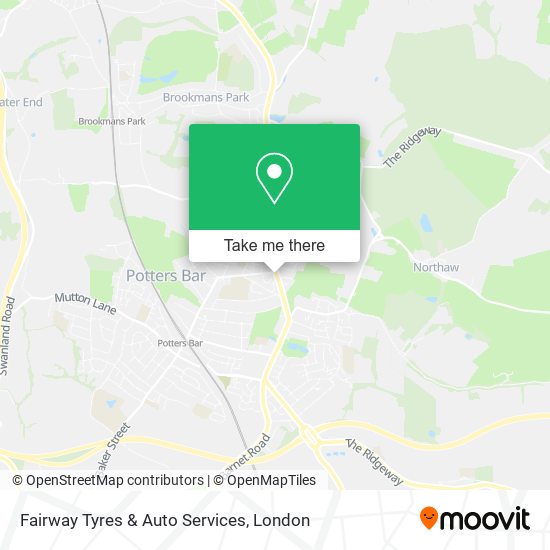 Fairway Tyres & Auto Services map