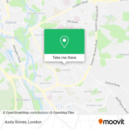 Asda Stores map