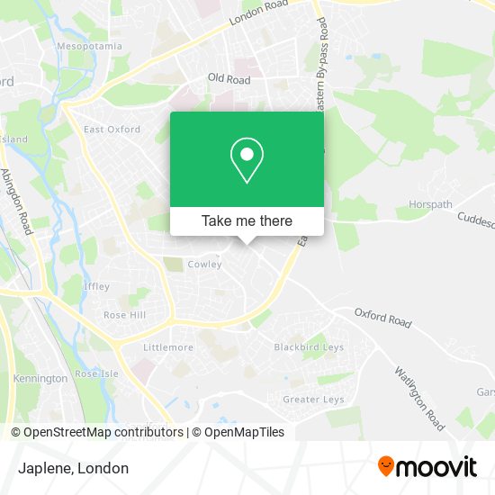 Japlene map