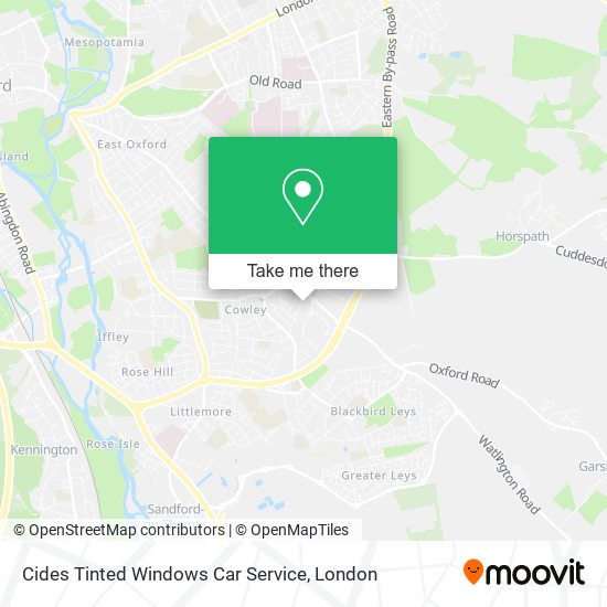 Cides Tinted Windows Car Service map