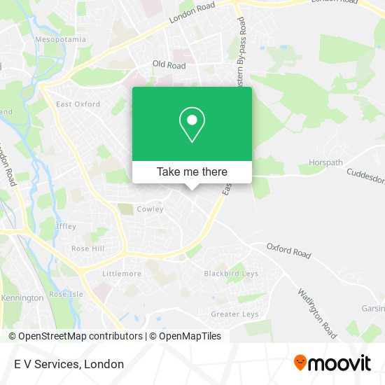 E V Services map