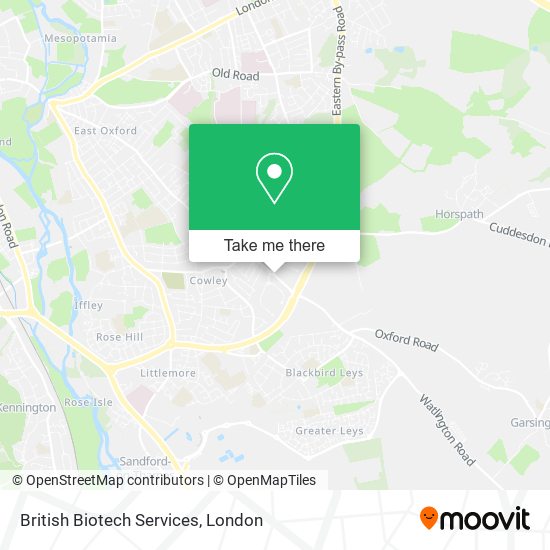 British Biotech Services map