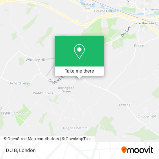 D J B map