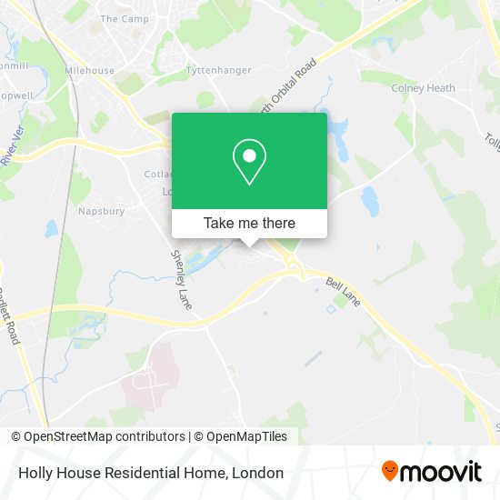 Holly House Residential Home map