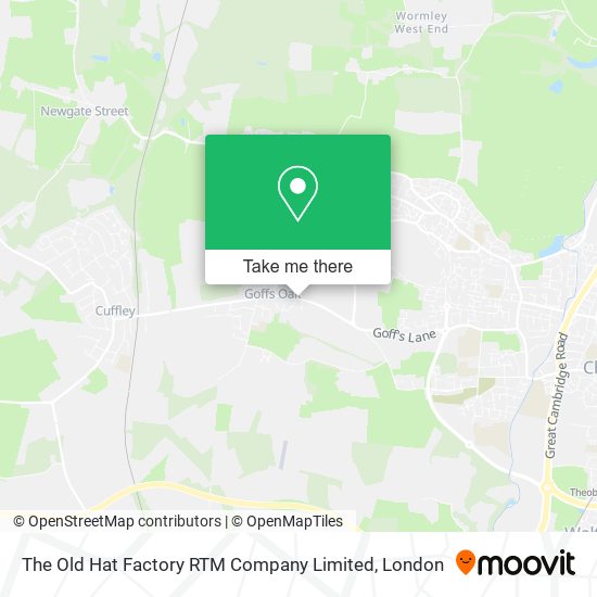 The Old Hat Factory RTM Company Limited map