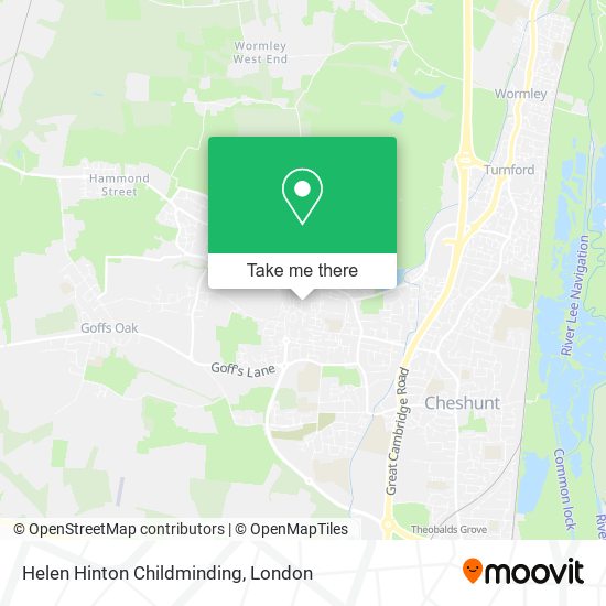 Helen Hinton Childminding map