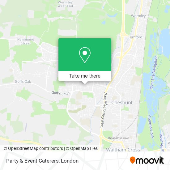 Party & Event Caterers map