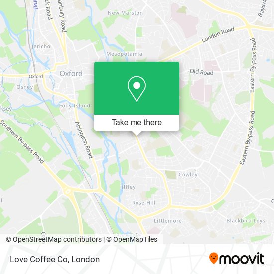 Love Coffee Co map