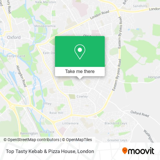Top Tasty Kebab & Pizza House map