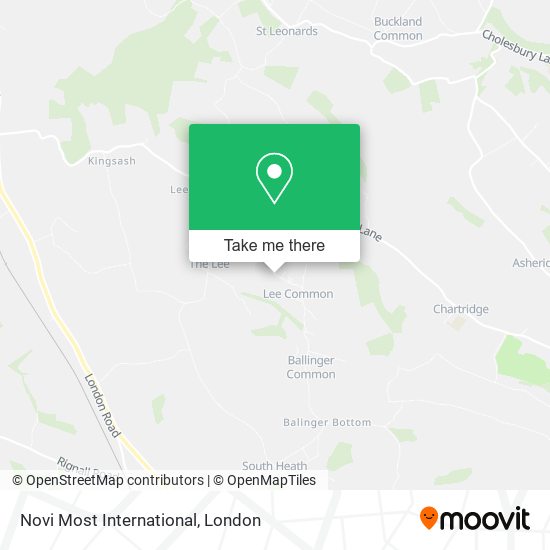 Novi Most International map