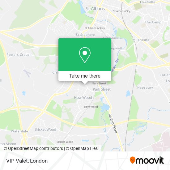 VIP Valet map