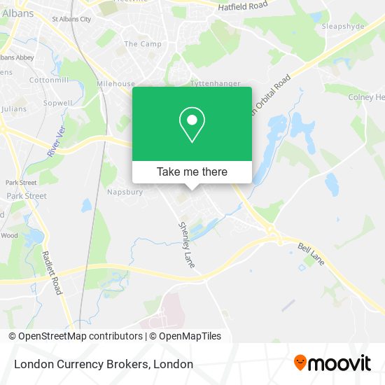 London Currency Brokers map