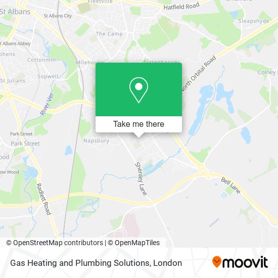 Gas Heating and Plumbing Solutions map