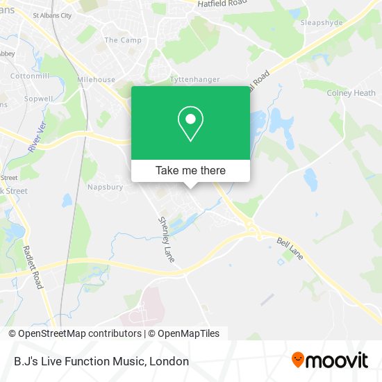 B.J's Live Function Music map
