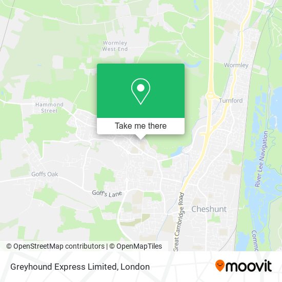 Greyhound Express Limited map
