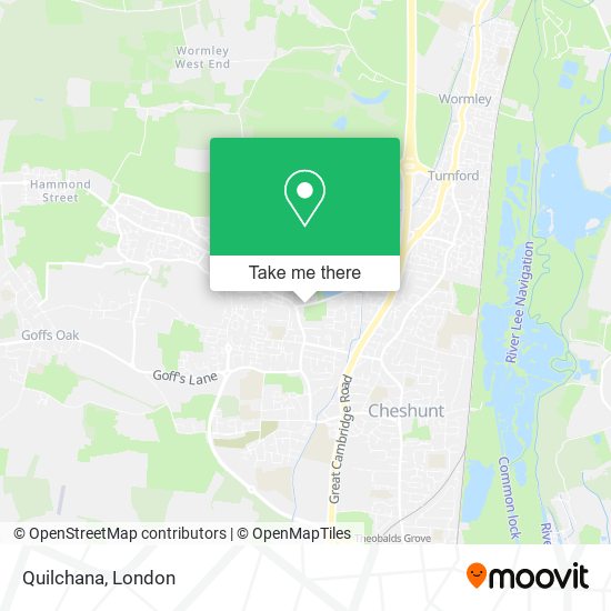 Quilchana map