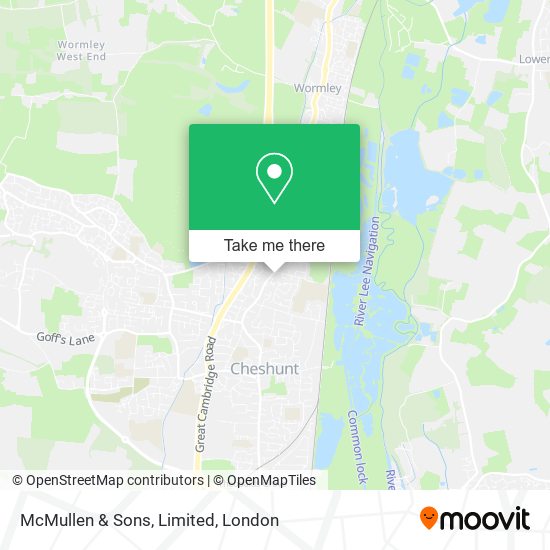 McMullen & Sons, Limited map