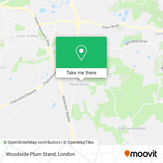 Woodside Plum Stand map