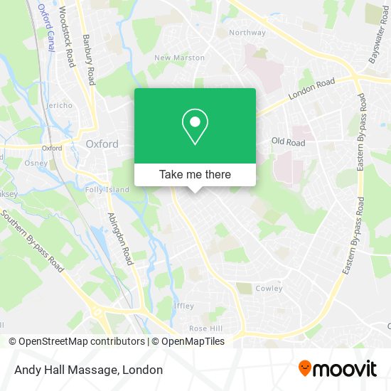 Andy Hall Massage map