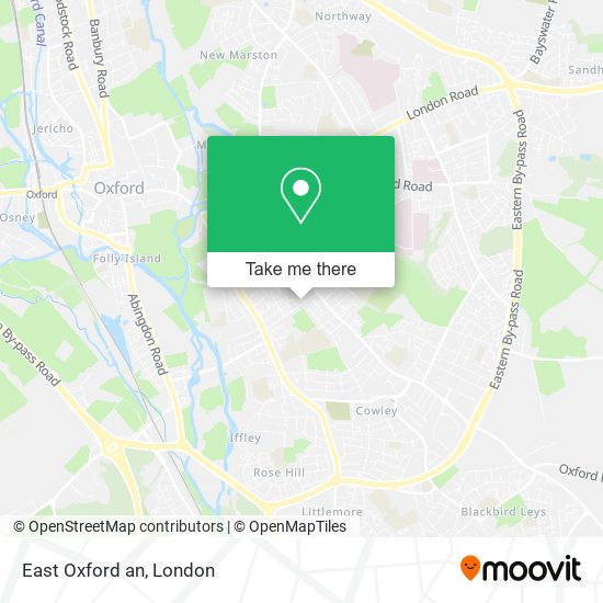 East Oxford an map