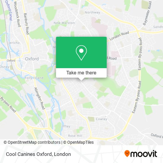 Cool Canines Oxford map