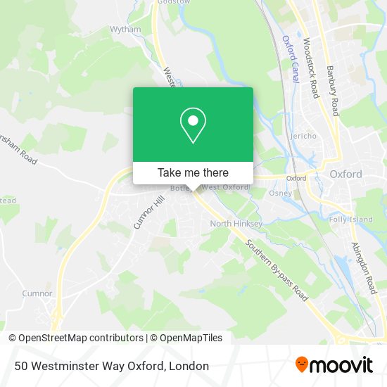 50 Westminster Way Oxford map