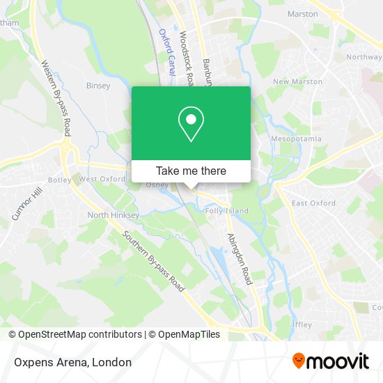 Oxpens Arena map