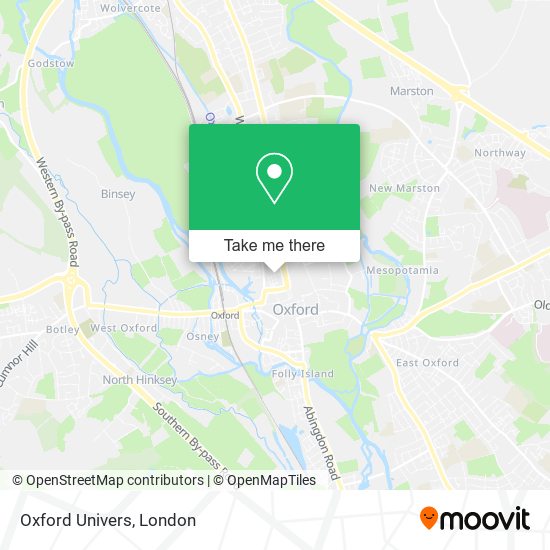 Oxford Univers map