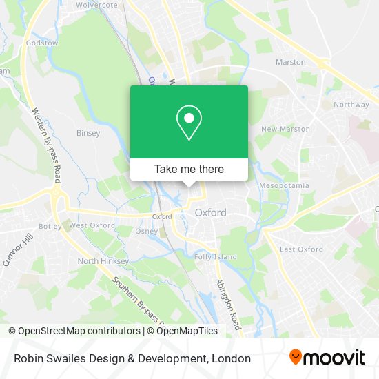 Robin Swailes Design & Development map