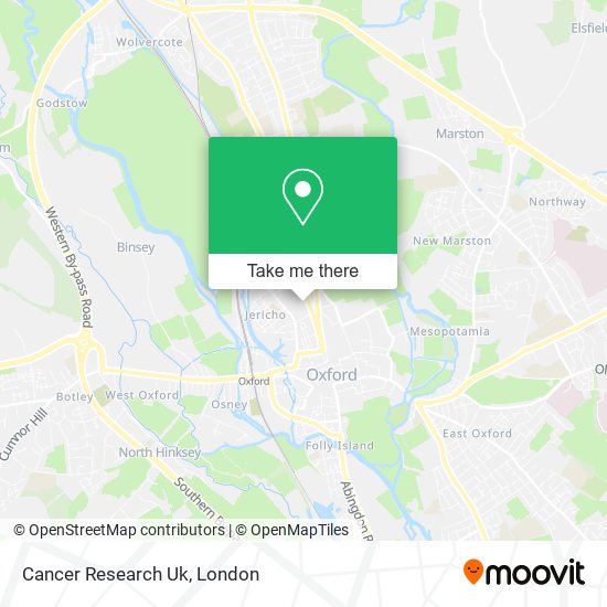 Cancer Research Uk map