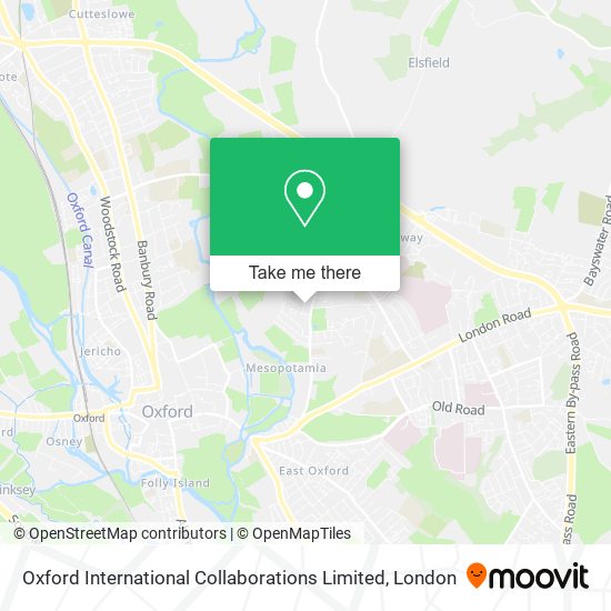 Oxford International Collaborations Limited map