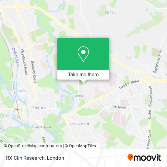 RX Clin Research map