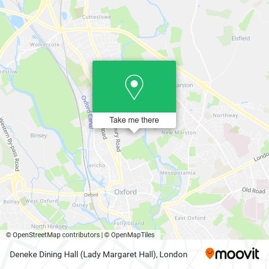 Deneke Dining Hall (Lady Margaret Hall) map