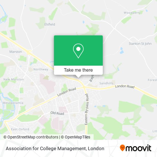 Association for College Management map