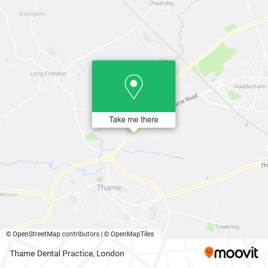 Thame Dental Practice map