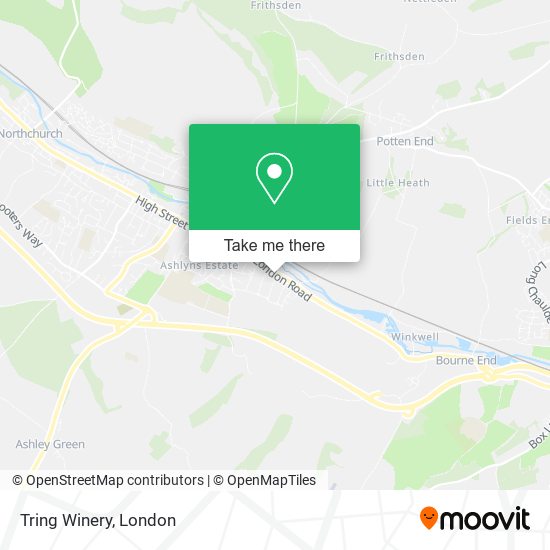 Tring Winery map