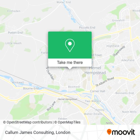 Callum James Consulting map