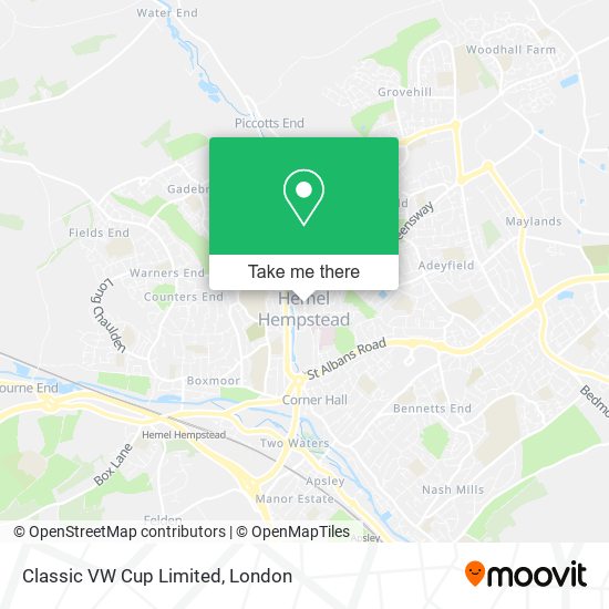 Classic VW Cup Limited map