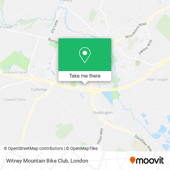 Witney Mountain Bike Club map