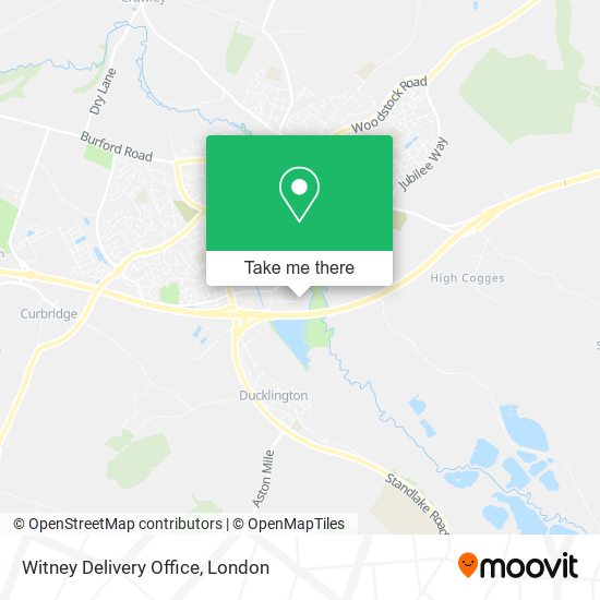 Witney Delivery Office map